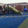Blue Sky Playground Interlocking Tile 4.25 Inch Colors slide blue green gray