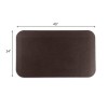 brown swing set mat with measurements