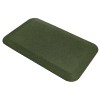 green color rubber playground mat on full mat