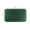 Mats to go under swings in green full mat with measurements