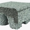 Max Playground Rubber Tile 2.5 inch Red or Gray gray angle