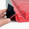 I Beam Channel Wrap Pad 8 inch Face 6 ft High 1.25 inch 14 oz hook loop.