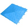 RaceDeck Diamond Garage Floor Tile 1/2 Inch x 1x1 Ft. full tile of cool blue
