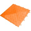 Neon Orange full tile of RaceDeck Diamond Garage Floor Tile 1/2 Inch x 1x1 Ft.