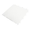 RaceDeck Diamond Garage Floor Tile 1/2 Inch x 1x1 Ft. full tile in White