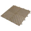 RaceDeck Free-Flow Garage Floor Tile 1/2 Inch x 1x1 Ft. beige full tile