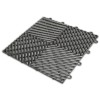 RaceDeck Free-Flow Garage Floor Tile 1/2 Inch x 1x1 Ft. Graphite full tile
