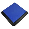 RaceDeck Garage Tile Border Corner Edges 1/2 Inch x 1.75x12 Inches with royal blue diamond tuffshield tile