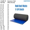 Roll Out Mats 1.25 Inch per SF diameter infographic
