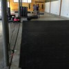 Rubber Flooring Rolls 3/8 Inch 25 Ft Black Stocked rolled rubber.