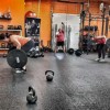 Rubber Floor 3/8 Inch 10% Color Geneva Rolls in commercial gym