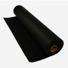 Rolled Rubber three eigths black roll