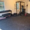 Rolled rubber home gym pacific