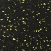 Rolled Rubber Sport 3/8 Inch 10% Colors per SF yellow surface close up