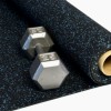 Rolled Rubber Sport 1/4 Inch 10% Blue per SF with 25 lb dumbbell
