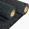 Rubber Flooring Rolls 1/4 Inch 4x10 Ft Colors close up.