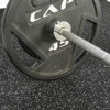 Rolled Rubber Sport 1/4 Inch 10% Gray with barbell