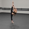 Adagio Flooring Full Bolt black marley with female dancer