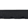 Action Sport Rubber Gym Tile Black 1 Inch x 2x2 Ft. side view