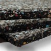 Rubber Gym Flooring Square Tiles Domination 38 x 38 Inch x 12mm sample.