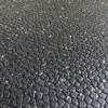 Horse Stall Interlocking Mat Left Corner Border3/4 Inch x 4x6 Ft. - Black - Equine pebble surface texture