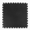 Rubber Utility Tile 3x3 ft x 8 mm Black.