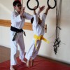 Safety Karate Mats Bi-Fold 5x10 ft x 4 inch rings