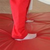 Safety Gymnastic Mats Bi-Fold 5x10 ft x 4 inch feet on mat.