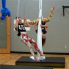 Aerial Silks Crash Mats with Girl Smiling