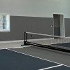 Safety CourtQuiet Impact Wall Pad 2 Inch x 4x7 Ft. Lip TB Gray Stone home gym with court and net