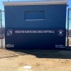 Safety Outdoor Stadium Pad 2 Inch baseball field with logo