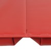 Safety Pilaster Wrap red flat outside edge view