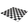 Black Oak and White Oak Checkerboard pattern of SnapLock Dance Floor Plus Premium Tiles 1/2 Inch x 3x3 Ft.