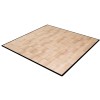 Maple 12x12 foot with borders of SnapLock Dance Floor XL Standard Tiles 1/2 Inch x 18x18 Inches