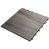 Full tile angle of SnapLock Dance Floor XL Premium Tiles 1/2 Inch x 18x18 Inches in Smoked Oak