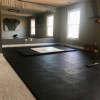 Staylock Bump Top Tiles over carpet in home gym