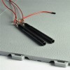 Staylock Orange Peel Gray Jump Rope home gym Floor Tiles