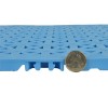 blue staylock tile perforated with coin view thickness