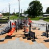 Dodge Park Interlocking Sterling Playground Tile 4.25 Inch