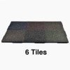 6 joined tiles Sterling Athletic Rubber Tile 1.25 Inch 35% Premium Colors 