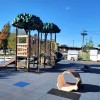 Greatmats Sterling Playground 2.25 Inch gray playground tiles