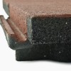 Sterling Playground Tile 2.25 Inch Terra Cotta interlock.
