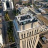 Sterling Walkway Pad Roof Top Black 2 Inch x 2x2 Ft. aerial view of installation on roof top