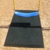 rubber playground swing set or slide landing mat