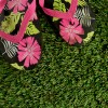 Greatmats Classic Landscape Turf top view with flip flop sandals