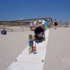 VersaMats Diamond Foot 3x8 ft Clear beach walkway