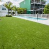 Backyard lap pool ZeroLawn Traditional Artificial Grass Turf 1-1/2 Inch x 15 Ft. Wide per SF