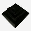 Full view of the Corner Wide Black - 3/4 x 6 x 6 Inches