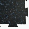 Rubber Tile Interlocking 2x2 Ft 3/8 Inch 10% Color Stocked Pacific corner.