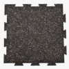 Rubber Tile Interlocking 10% Color CrossTrain 8 mm x 2x2 Ft. Pacific white tile